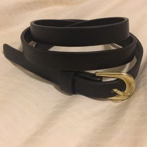 Thin Black Belt
